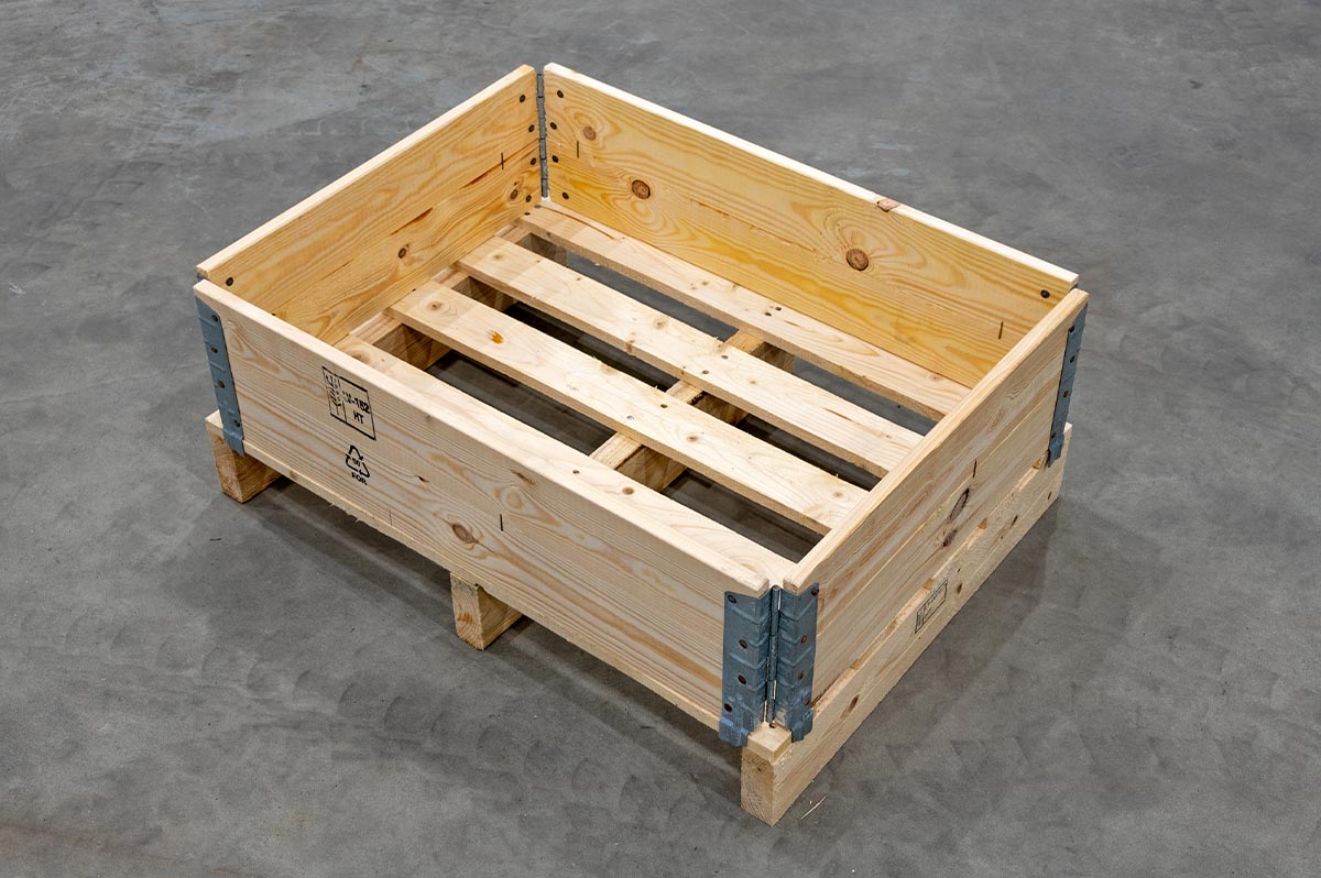 Wooden stacking frames