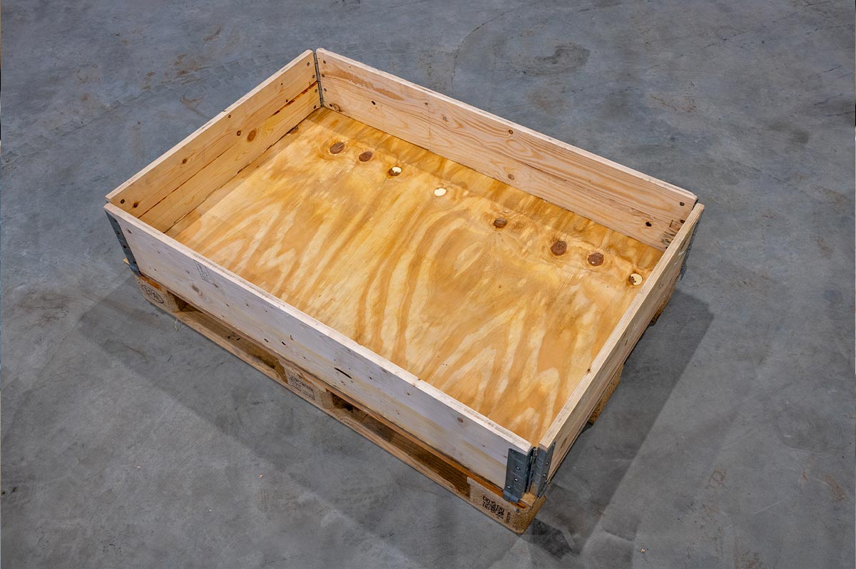 Wooden stacking frames