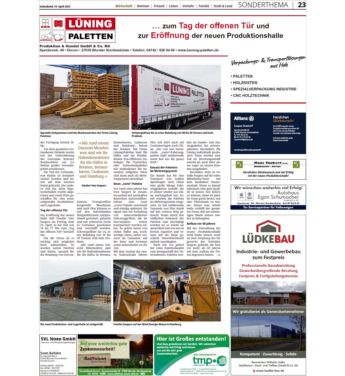 Teaser Nordsee Zeitung 2